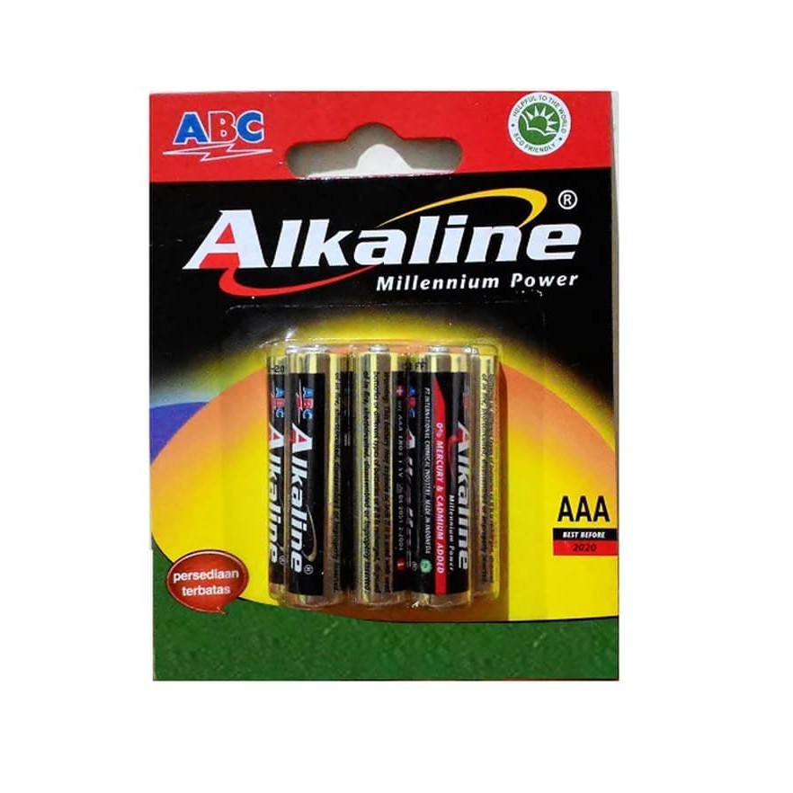 Jual Battery Baterai Alkaline Abc Aaa A3 Isi 6 Pcs Original Termurah Harga 2 Hanger