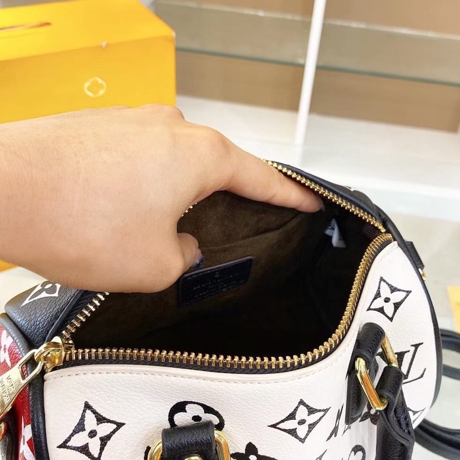 6801 L Vuitton Speedy Båñdouliere ♡Free Sarung +BubbleWrap+No seri♡