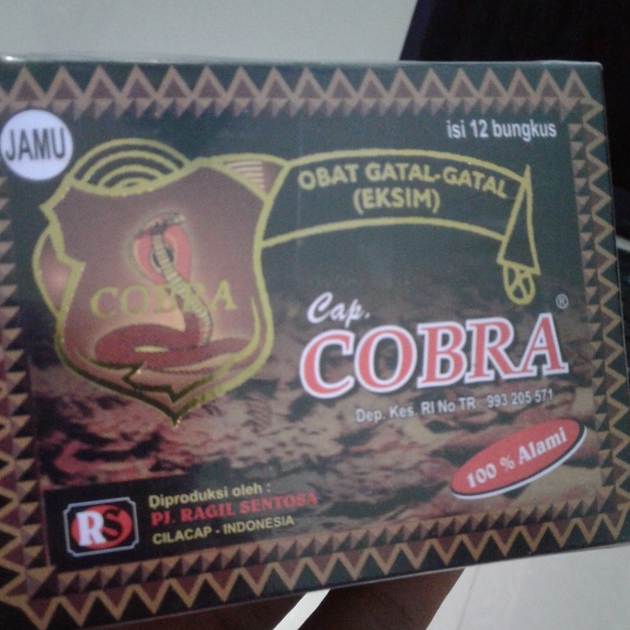 Paket 50 Box Jamu Cobra Serbuk Obt Gatal & Exsim Original