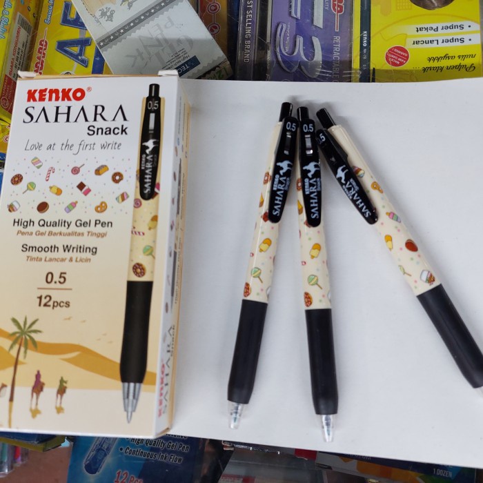 

Kusus Hari Ini Kenko Gel Pen Sahara Snack 0,5 Berkualitas