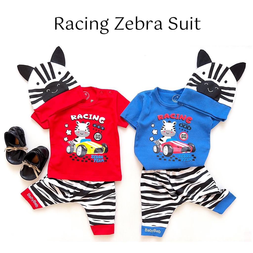 BERSERTIFIKASI SNI Cubby / AXEL / RACING ZEBRA Gajah babybeb Baju Celana Topi Pakaian setelan anak bayi Cowo Cewek Laki Perempuan Terlaris Murah Lucu Babeebabyshop