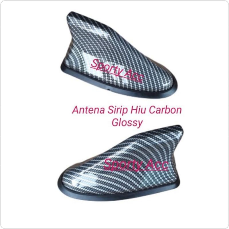 Antena Sirip Hiu Carbon Glossy