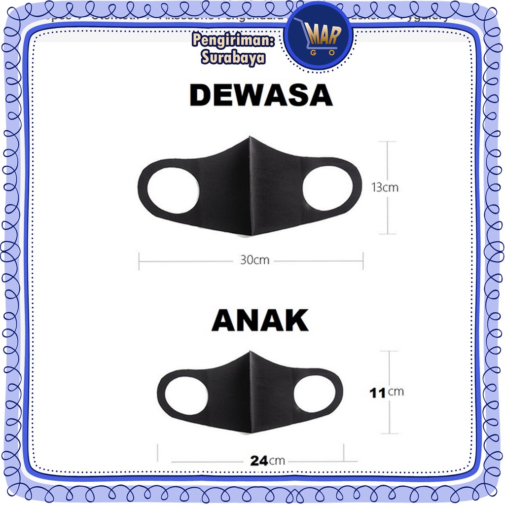 Masker scuba dewasa / masker scuba anak / masker kain