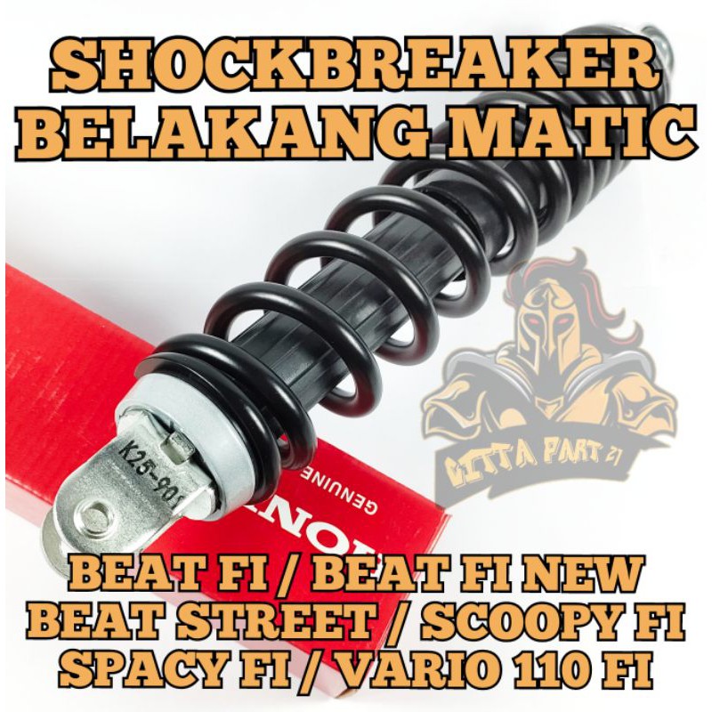 SHOCKBREAKER BELAKANG HONDA K25 BEAT FI SCOOPY FI SPACY FI VARIO 110 LED