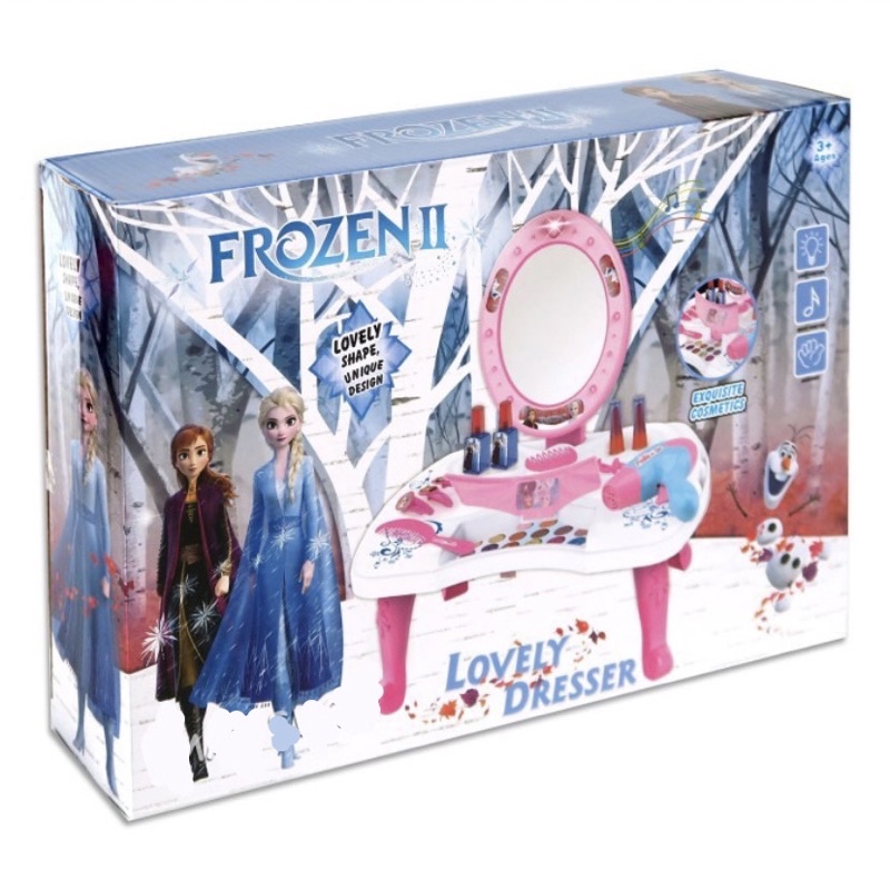 Mainan Meja Rias Anak Frozen Hairdresser Play Set