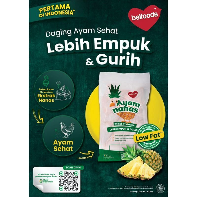 Sreeya Ayam Nanas | Ayam Potong / ayam organik/ Daging ayam organik