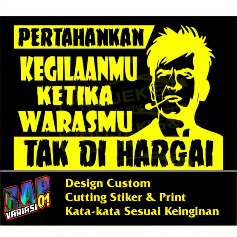 Stiker KATA-KATA