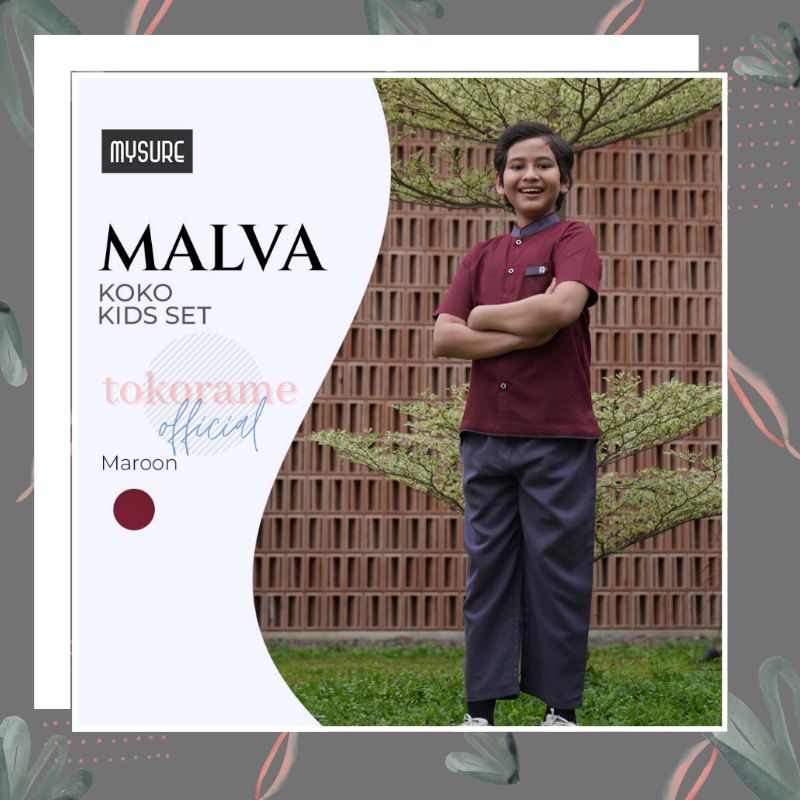 Baju Koko Anak Terbaru Malva Koko Kids Set Original Mysure