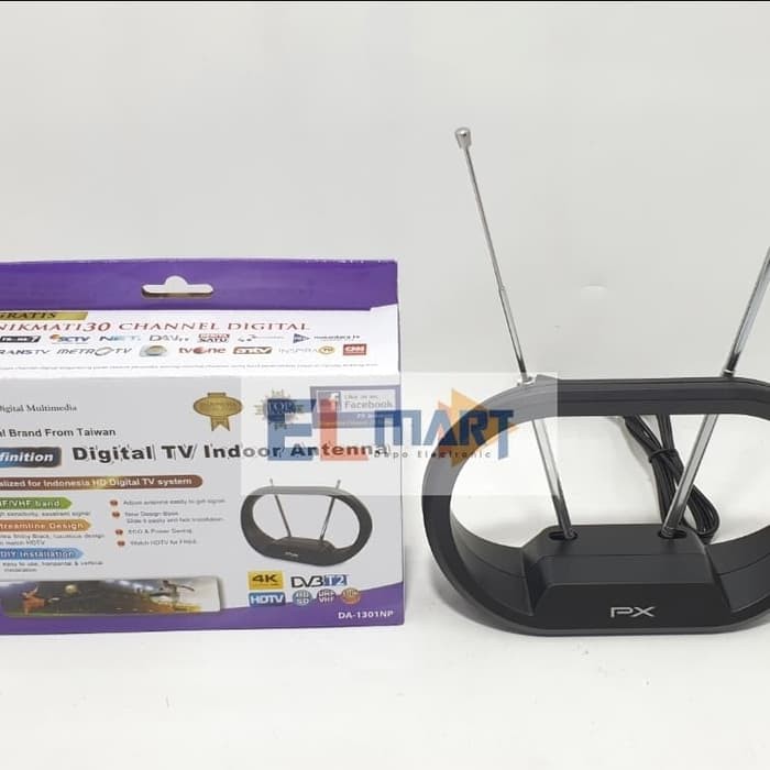 PX antenna indoor TV digital DA-1301NP / antena antene TV digital 1301