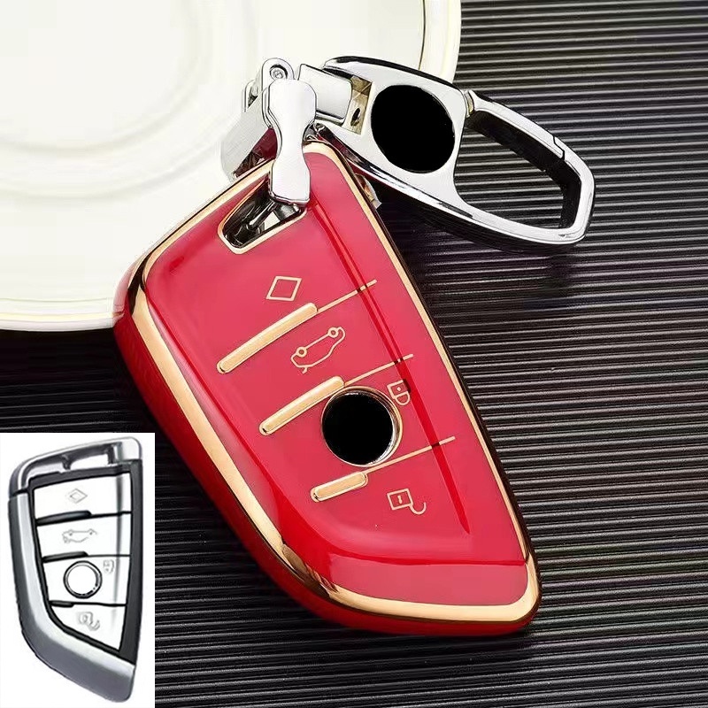 Case Kunci Mobil Bahan Silikon Untuk BMW F10 F20 F30 G30 G11 X1 X3