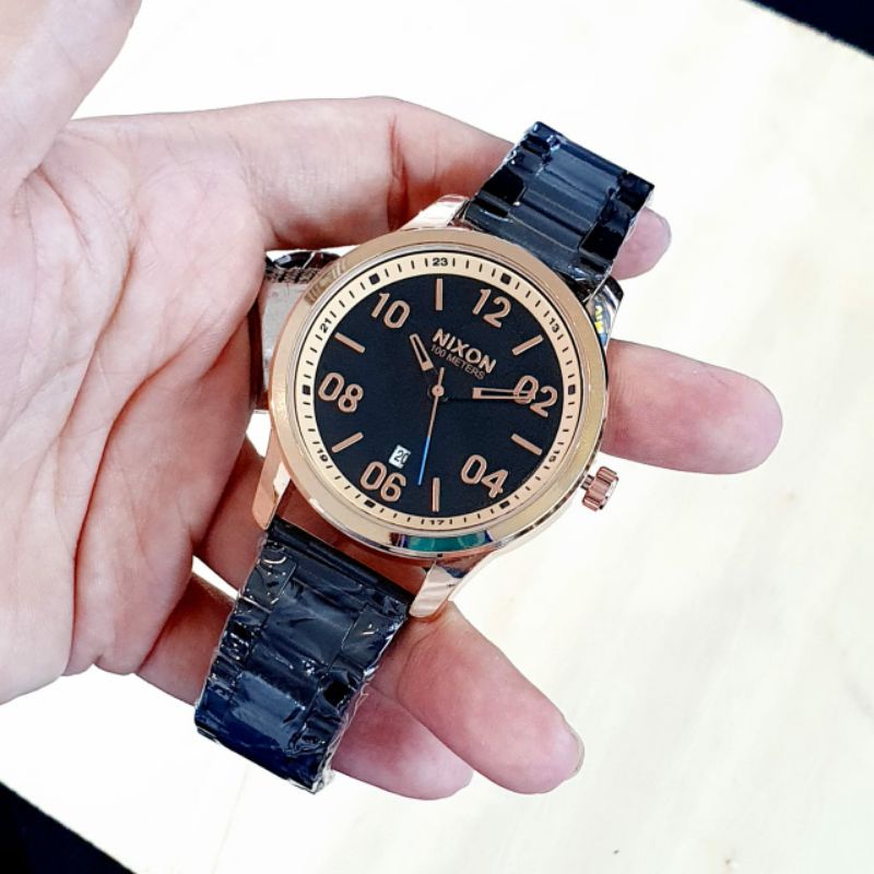 NIXON Jam Tangan Unisex Analog Stainless Steel Strap 42mm