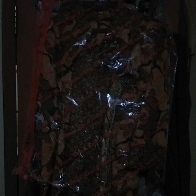 Blus Kombi Daun Lawasan Atasan Baju Batik Wanita Modern