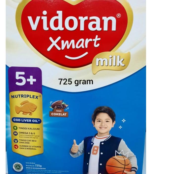 ♠ vidoran smart 5+ 725gram Coklat dan MADU susu vidoran smart +5 ♬
