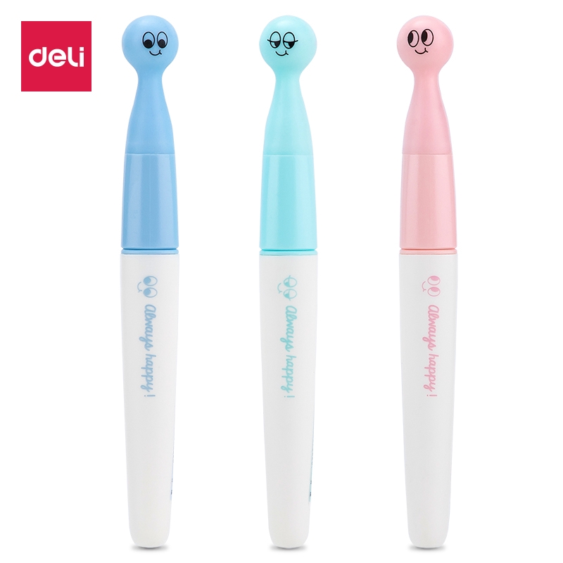 

Deli Gel Pen / Pulpen Gel 0.5mm Tinta Hitam Dengan Hiasan Diujung Pulpen A492