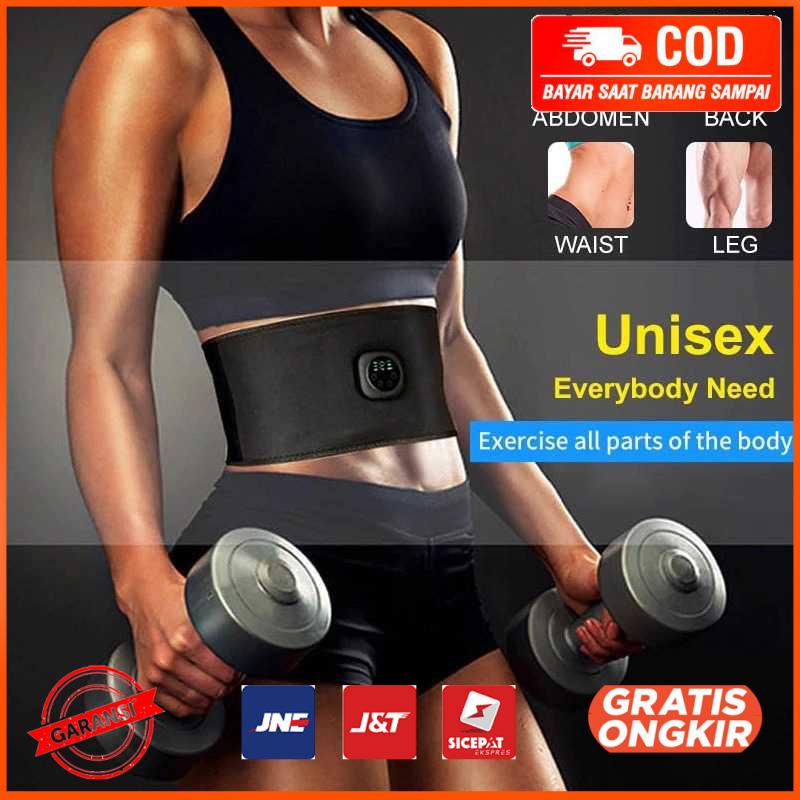 Alat Stimulator Otot Fitness Belt Six Pack EMS Muscle