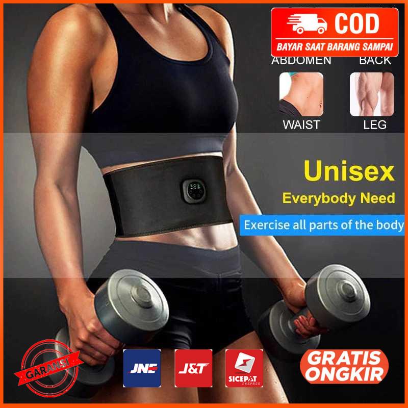 Alat Stimulator Otot Fitness Belt Six Pack EMS Muscle