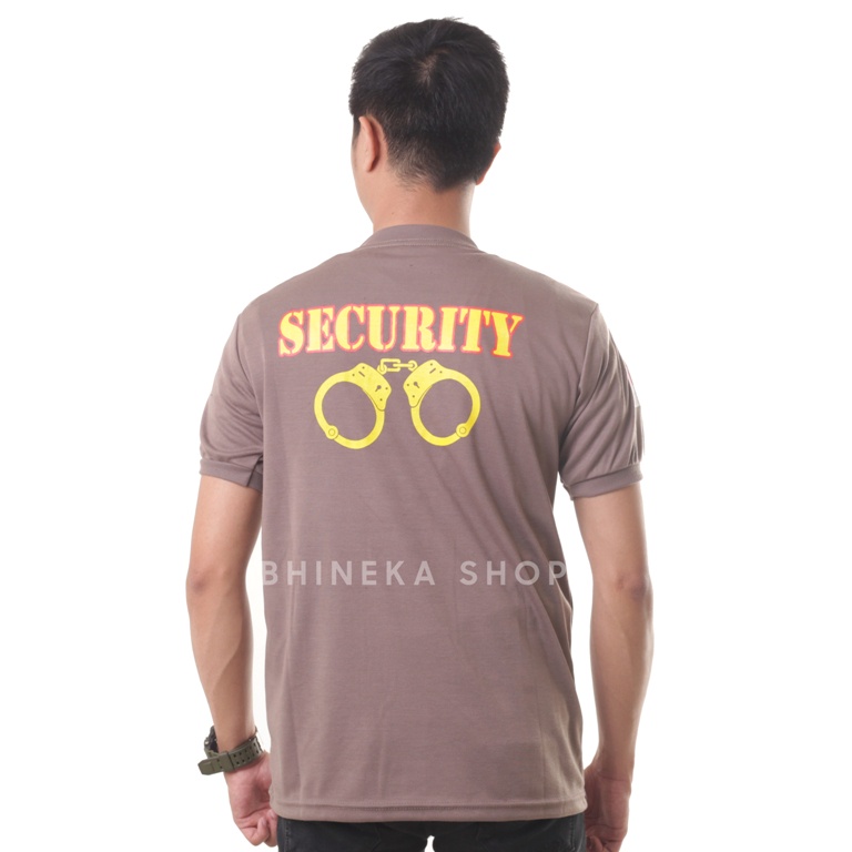 Kaos Satpam Kaos Security Kerah Standard Gada Pratama Satpam Sekuriti Borgol Terbaru