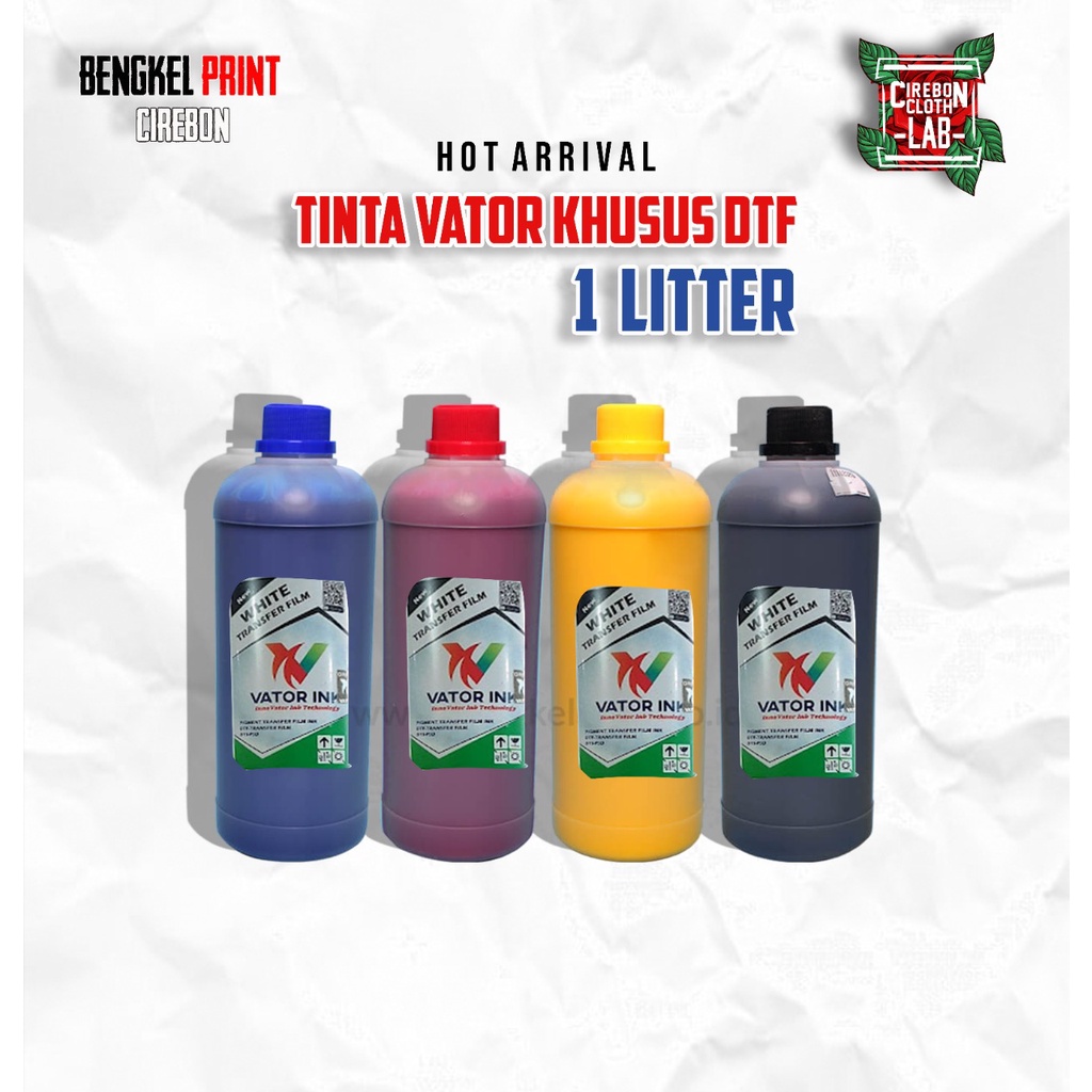 Tinta DTF White Vator Ink 1000ml Tinta Putih DTF Pet Film DTF Sablon DTF