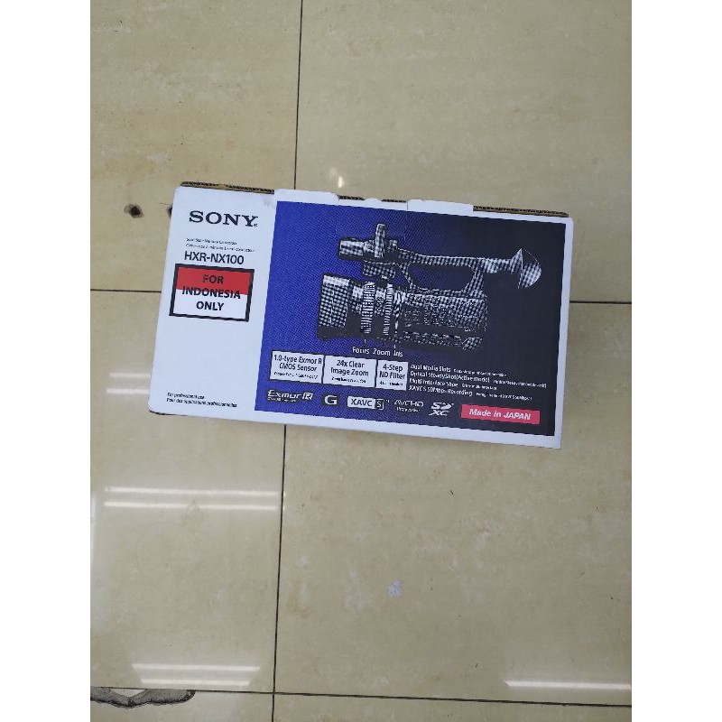 Sony HXR-NX100 Professional Camcorder Resmi Sony
