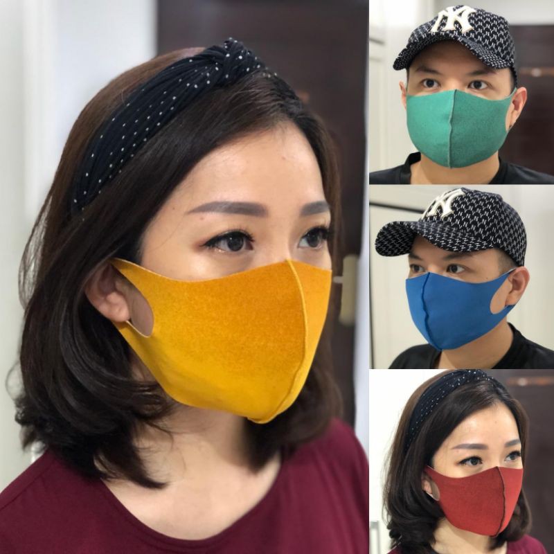 MASKER KAIN SECUBA PREMIUM CORAK