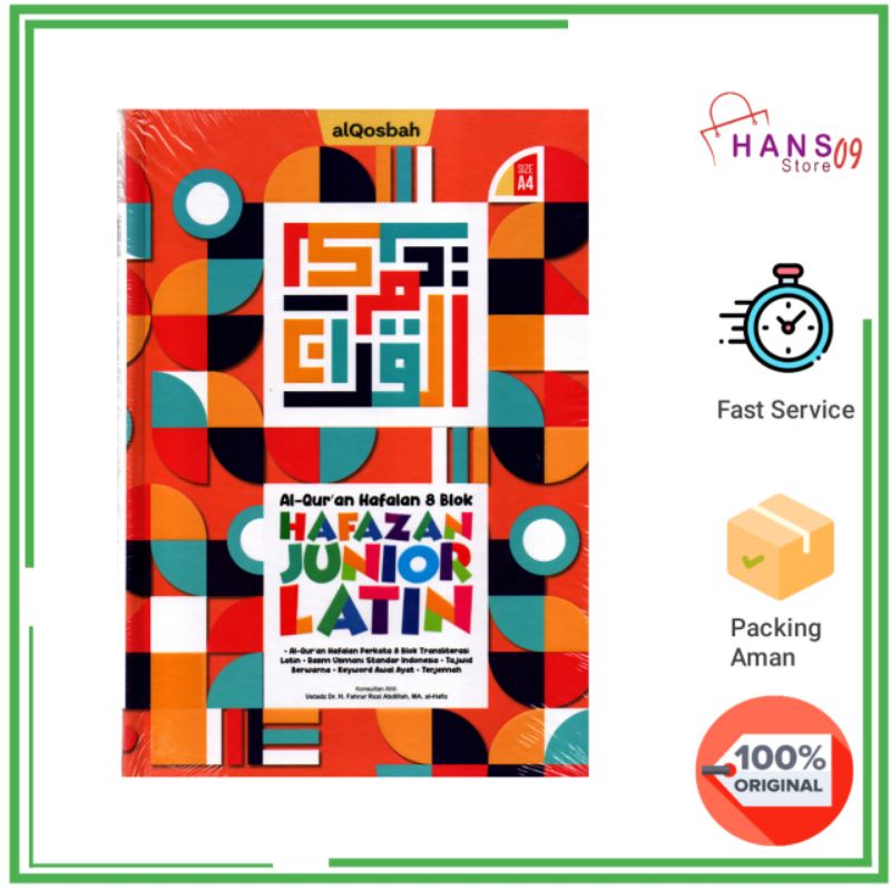 Al Quran Hafazan 8 Blok Junior Latin A4