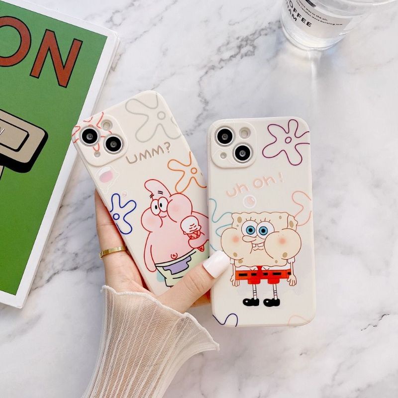 CASE MOTIF SPONGEBOB PATRICK XIAOMI REDMI 5A 6A 9 9A 9C 9T NOTE 7 NOTE 8 NOTE 9 NOTE 9 PRO - UA