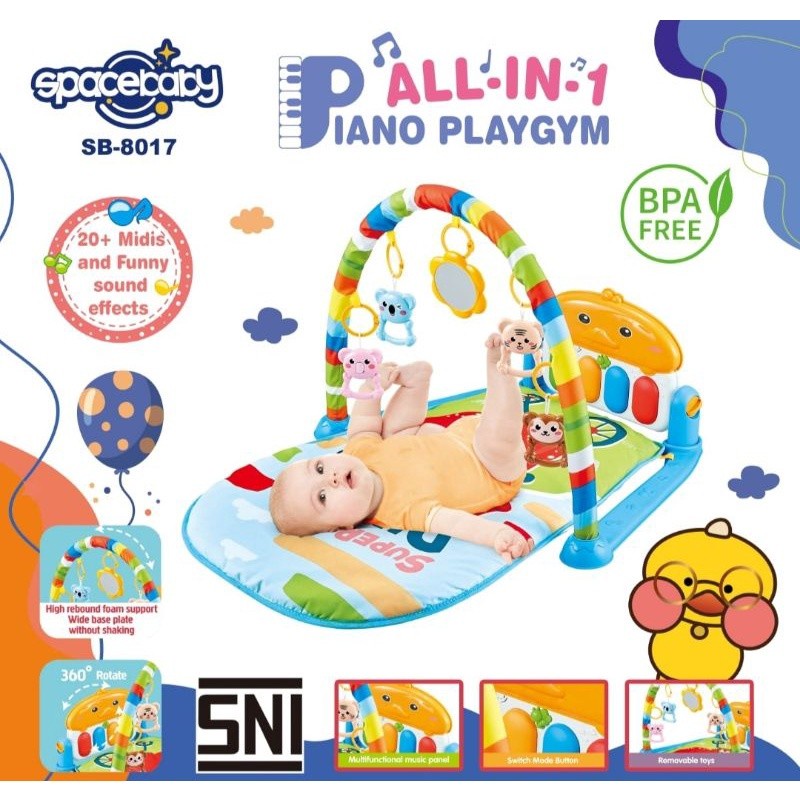 Piano Playgym Spacebaby SB 8017 /SB 8018 / Playgym Bayi / Playmat Bayi