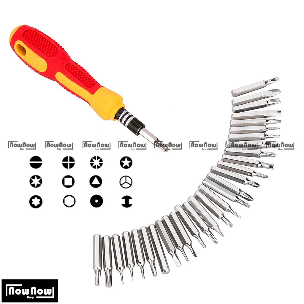 Obeng Set Serba Guna Multi Fungsi 31 in 1 Service Toolkit Screwdriver HP Elektronik Laptop PC