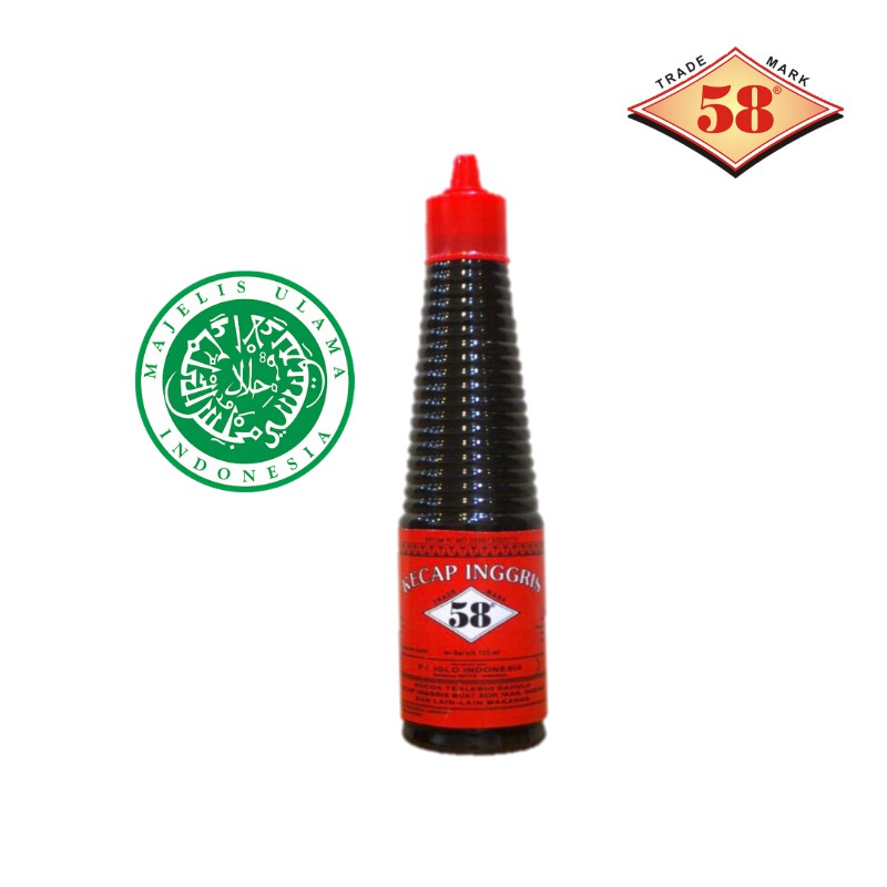 

Saos 58 - (6pcs) Kecap Inggris 58 Halal 135 ml