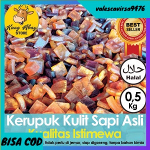 

⭐BISA COD⭐ KERUPUK KULIT SAPI ASLI MENTAH 0,5 KG
