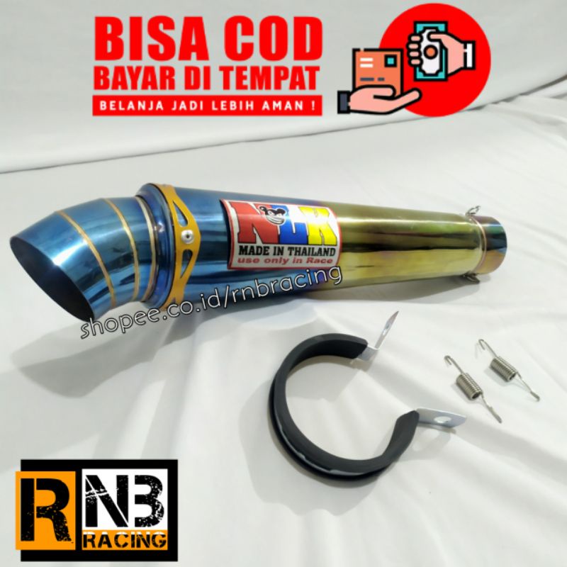 Knalpot NLK Bluemoon Inlet 50/51mm / Silincer Knalpot NLK Bluemoon