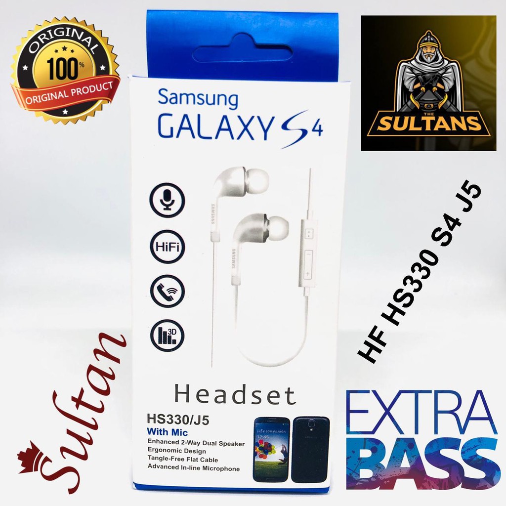 HANDSFREE SAMSUNG GALAXY J1 ACE EARPHONE SAMSUNG J5 S4 J2PRIME G530 J7