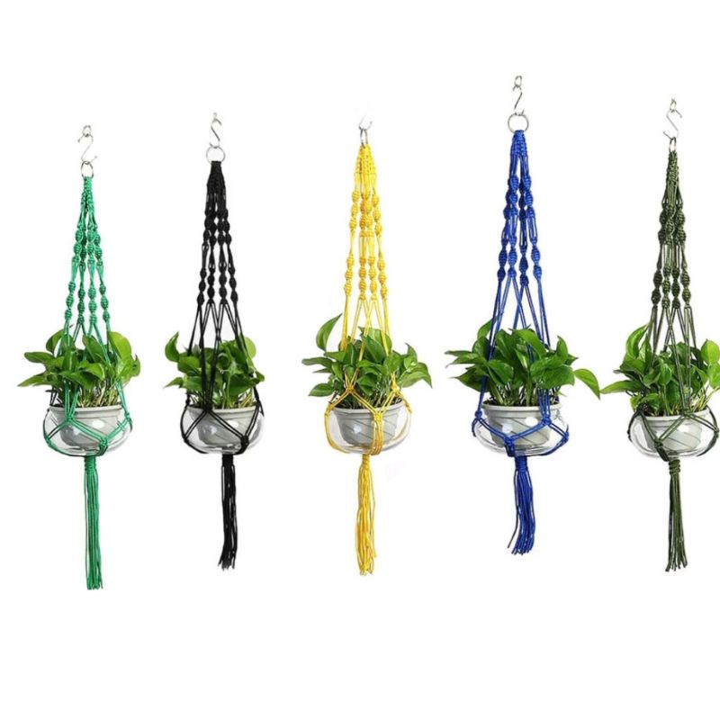 Tali gantungan pot bunga kaki 4 model terbaru