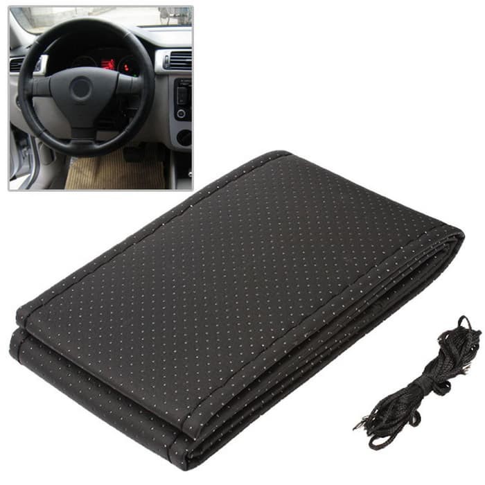 Unik Cover Setir Mobil Kulit DIY Dengan Alat Jahit Sarung setir New