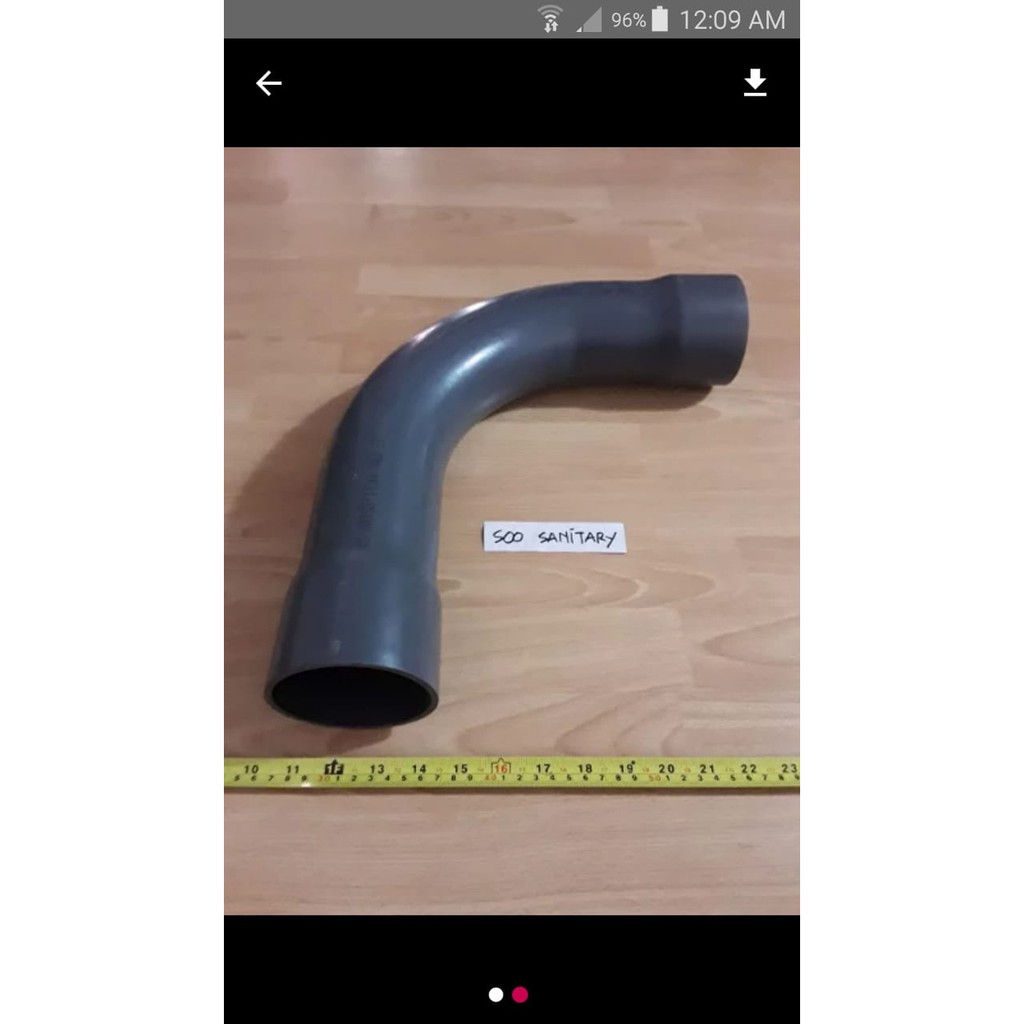 elbow long 90 derajat pvc aw radius bock 2 inch dim | Shopee Indonesia