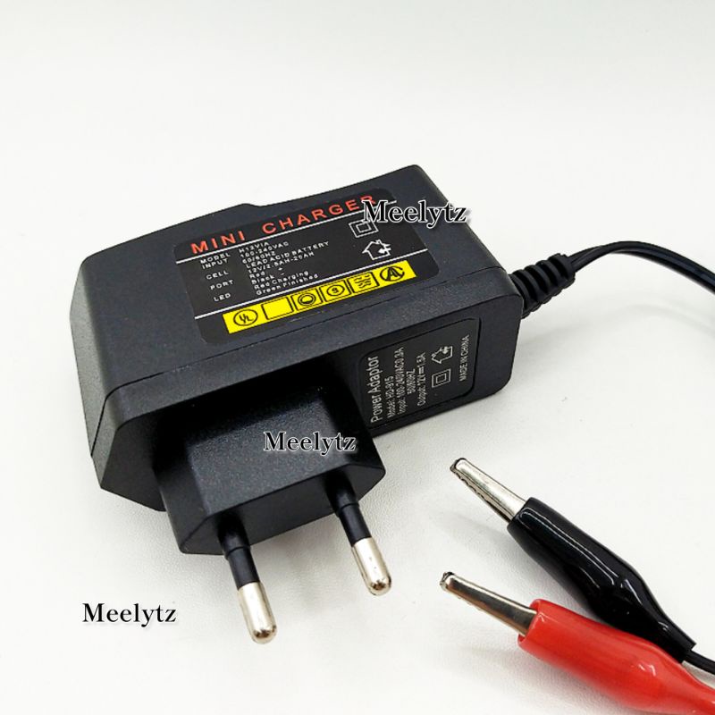 Adaptor charger aki accu 12volt adaptor tester