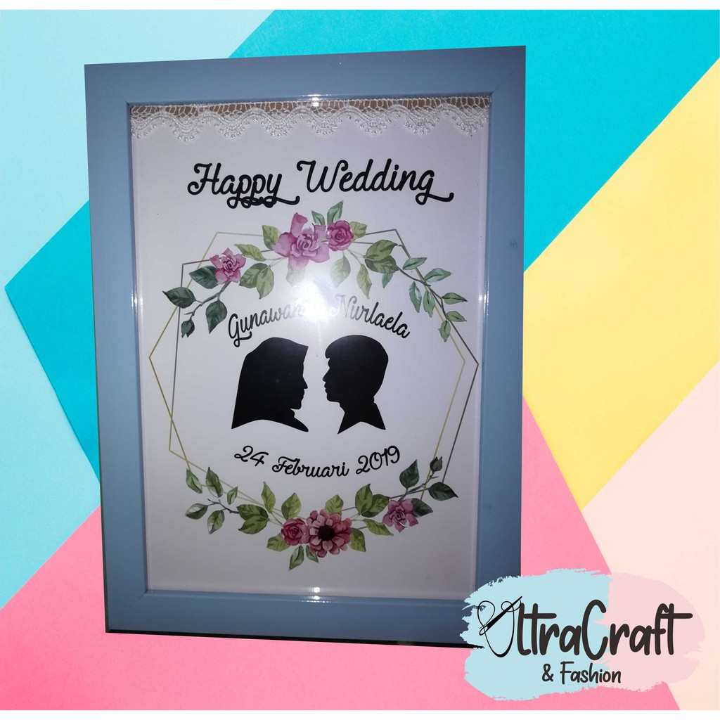 

Kado Nikah Unik Silluet Kado Siluet Wedding Gift