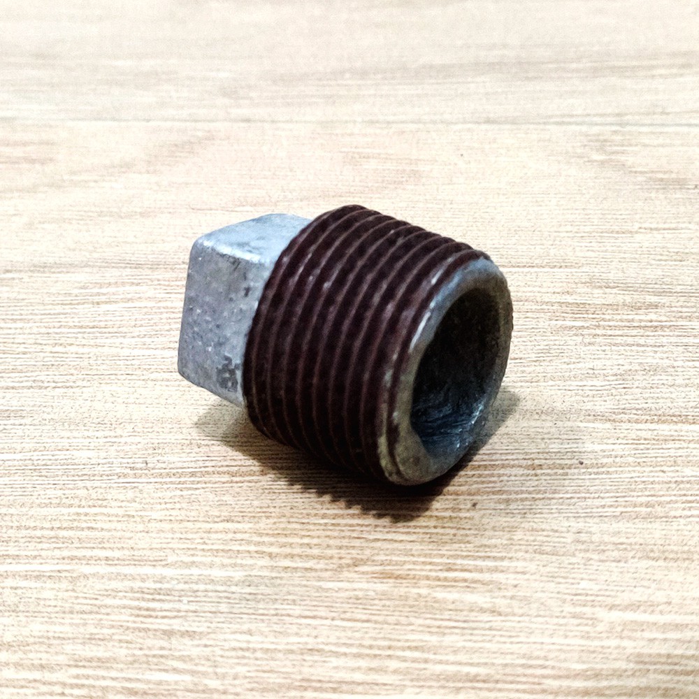 PLUG DOP BESI DRAT LUAR 3/4 INCH / TUTUP PIPA BESI DRAT LUAR 3/4 INCH