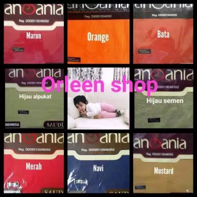 COXce JILBAB ANSANIA SAUDIA POLOS KERUDUNG SEGI EMPAT RAWIS - PILIH WARNA