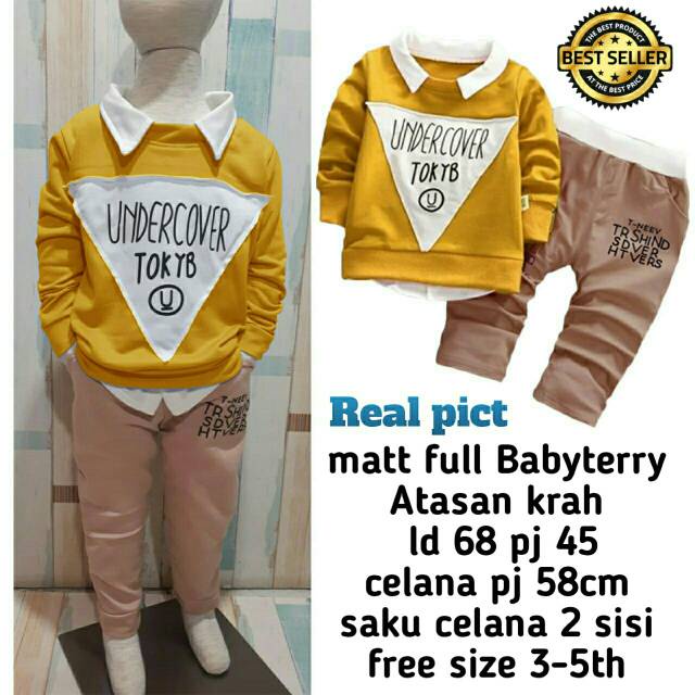 baju anak laki laki2 import setelan anak usia umur 3 4 5 tahun murah satu set grosir kekinian tk sd