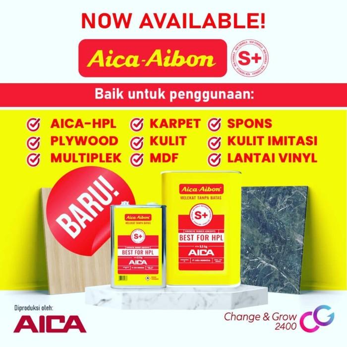 Lem AICA AIBON 7 / 10 KG Lem Kuning Hpl Kayu Busa Karet Kulit Fox 168