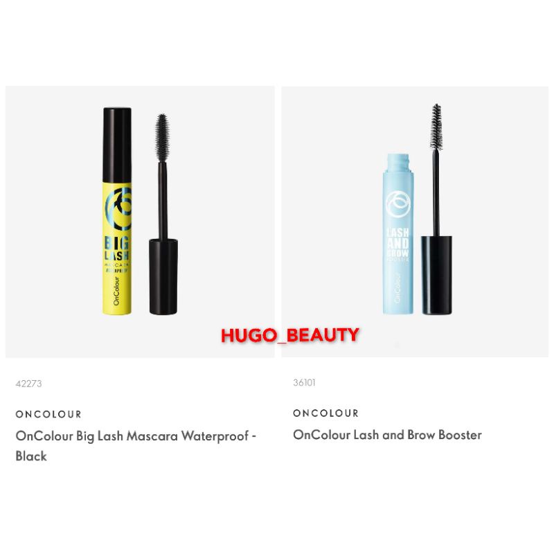 ONCOLOUR BIG LASH MASCARA WATERPROOF BLACK / ONCOLOUR LASH AND BROW BOOSTER / PENJEPIT BULU MATA / EYE LASH CURLER / EYELASH CURLER