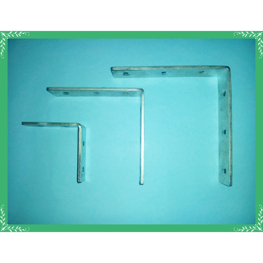 PLAT SIKU L 10x10CM VERSENG | SIKU PENYANGGA PENAHAN TATAKAN RAK KAYU