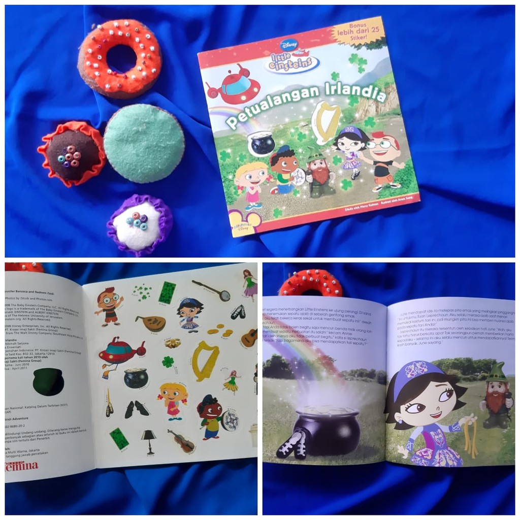 Petualangan Irlandia Little Einsteins buku anak
