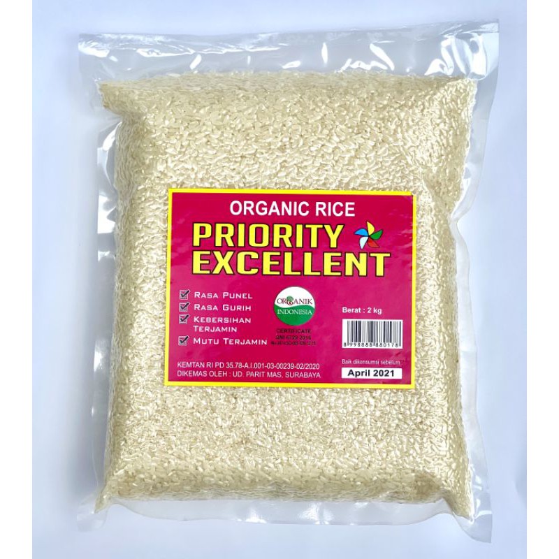 

Beras Organik Priority Excellent