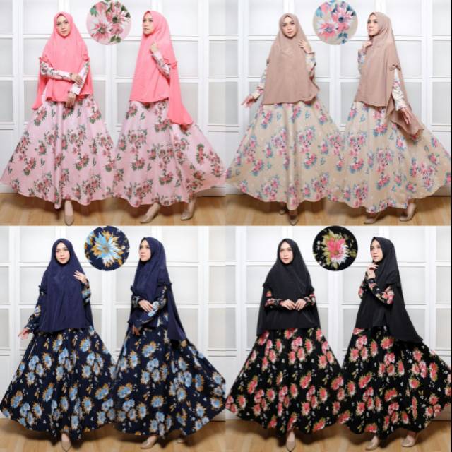 Setelan gamis katun jepang gamis dan jilbab syari gamis katun jepang ori gamis vintage gamis jumbo r