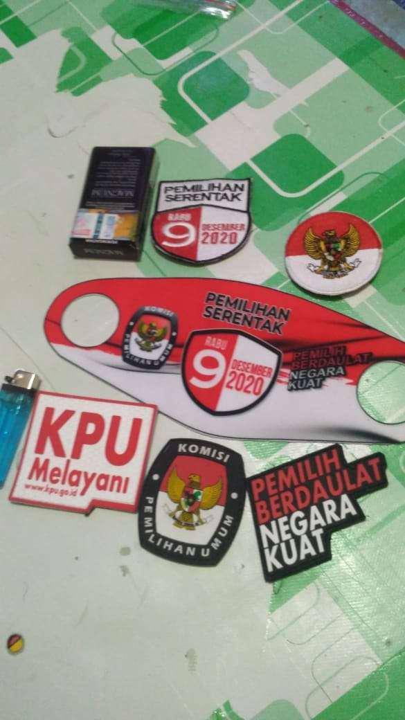 Masker Kain Semi Logo Kesatuan Pelindung Mulut Hidung Maske Non Medis Custome Face Shield