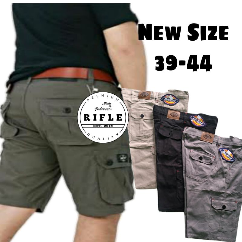 Celana pendek cargo slimfit size 27-44