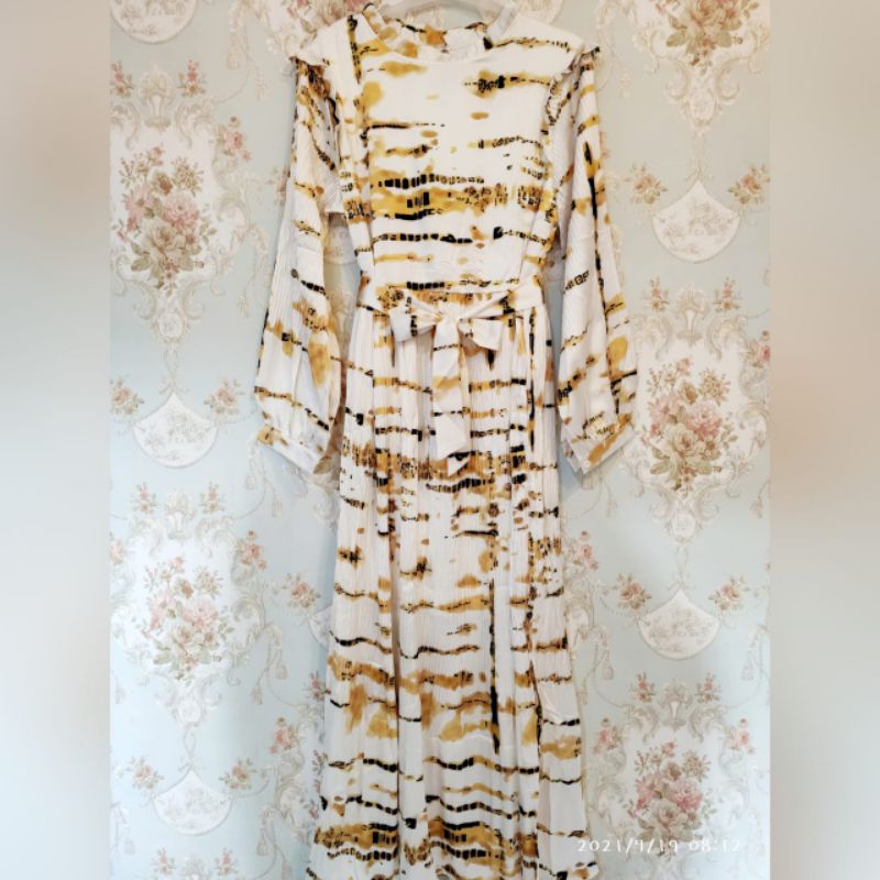 Dress plisket premium import