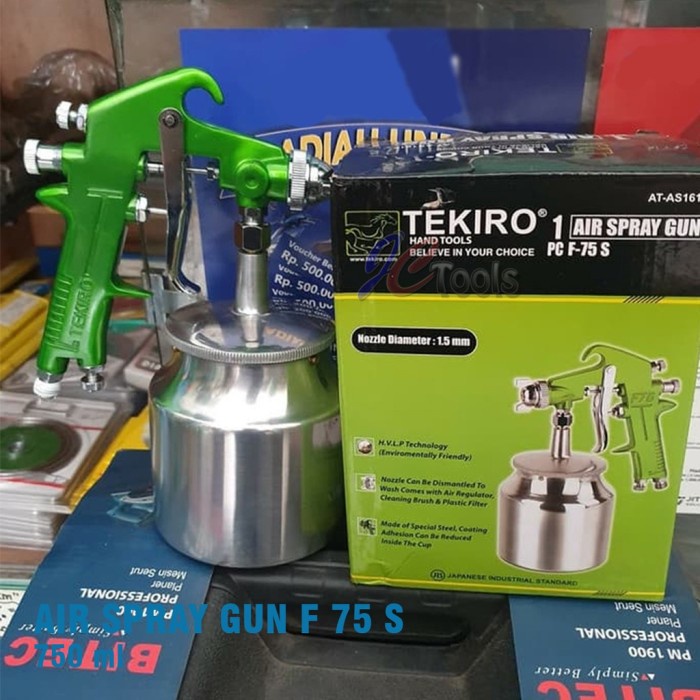 Spray gun F 75 S tekiro 750 ml alat semprotan cat tabung bawah air spray gun spray gun tekiro alat c